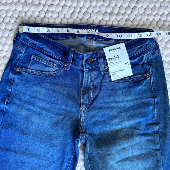 Sonoma Blue Straight Leg Jeans The everyday Jean Size‎ 4/27 - Picture 6 of 12